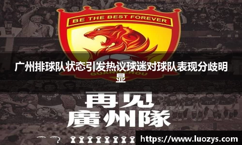 广州排球队状态引发热议球迷对球队表现分歧明显